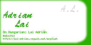 adrian lai business card